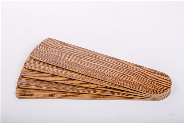 5 wooden blades
