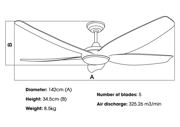 KaiyoKukan HIRO ceiling fan is suitable for what kind of space?