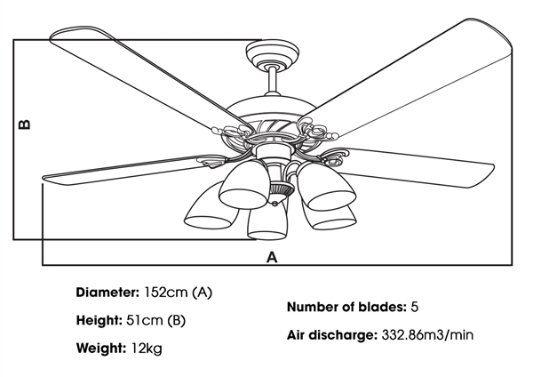 KaiyoKukan KYO ceiling fan is suitable for what kind of space?