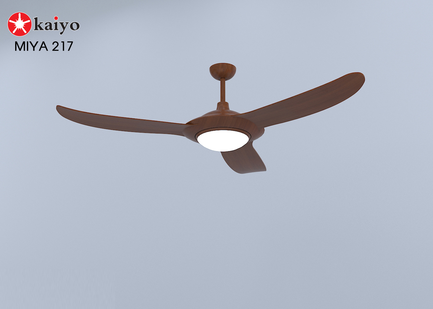 [FILE 3DMAX] Actual models of KaiyoKukan ceiling fans with decorative lights for architects